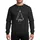 Christmas Enthusiasts Minimalist White Line Art Christmas Tree Five-Pointed Star Calligraphic Joy Script Snowflake Sweatshirt - 1
