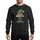 Christmas Enthusiasts' Humorous Flat Vector Elf Character Art: Green Hat Yellow Lightbulb, White 'I'M THE SMART ELF' Text, Red Green Striped Legs Sweatshirt - 1
