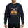 Holiday Humor Enthusiasts' Playful Blonde Elf, Green Dress, Golden Sacks, 'Naughty Elf' Text Sweatshirt - 1