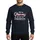 Women's White Text Glammy Floral Script Pink Rose Peony Superpower Design Sweatshirt - 1