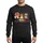 Pit Bull Parents' Cheerful Hallothanksmas Dog Multi-Holiday Witch, Pilgrim, Santa Cartoon Design Sweatshirt - 1