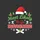 Snowboarding Fans' Illustrative Festive Winter Humor with Santa Hat Holly Snowflakes Bright Green Red Text Sweatshirt - 2