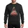 Dachshund Lovers' Whimsical Black Tan Dog Santa Hat Colorful Christmas Lights Jolly Enough Tree Sweatshirt - 1