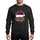 Grandpa's Festive Red Black Buffalo Plaid Santa Hat Poppy Claus Christmas Lights Art Sweatshirt - 1