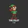 Festive Family Gatherings Mischievous Pilot Elf Aviator Goggles Green Red Striped Christmas Sweatshirt - 2