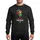 Festive Family Gatherings Mischievous Pilot Elf Aviator Goggles Green Red Striped Christmas Sweatshirt - 1
