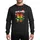 Holiday Humor Enthusiasts Playful Dear Santa Naughty Ones Bold Text Red Green Yellow Orange Arrows Holiday Ornaments Flat Graphic Sweatshirt - 1