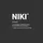 Women's Minimalist Bold White Niki Name Dictionary Definition with Star Accent on Green Sweatshirt - 2