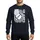 Gramps' Patriotic Distressed American Flag Vintage Football Black & White Design Sweatshirt - 1