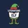 Festive Family & Book Lovers Whimsical Literature Elf Hat & Legs, Open Book, Green Red Striped Yellow Buckle Design Sweatshirt - 2