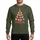 Corgi Lovers' Festive Pembroke Welsh Corgi Christmas Tree Red Green Gold Santa Hats Sweatshirt - 1