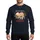 Festive Sloth Fans' Whimsical Sloth Red Santa Hat, Polka Dot & Striped Stockings, Green Holly, White Snowfall, 'Wake Me Up When It's Christmas' Phrase Sweatshirt - 1
