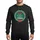 Festive Celebrants' Red Jesus Script, Green Holly Wreath & White Thorn Branches Design Sweatshirt - 1