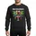 Tropical Vacationers' Vibrant Yellow Red Macaw Santa Hat Christmas Lights Margarita Mele Kalikimaka Design Sweatshirt - 1