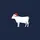 Farm Animal Lovers' Minimalist White Cow Silhouette Red Santa Hat Christmas Graphic Sweatshirt - 2
