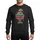 Front Desk Manager Professionals' Whimsical Cranberry Green Elf Hat Gift Boxes Christmas Lights Snowflakes Sweatshirt - 1