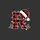 Festive Initial Lovers Red Black Buffalo Plaid Letter R Christmas Santa Hat & Draped Lights Holly Sweatshirt - 2