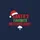 Meteorologist's Bold Red Green Distressed Santa Hat Cloud Snowflake Weather Humor Sweatshirt - 2