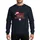 Meteorologist's Bold Red Green Distressed Santa Hat Cloud Snowflake Weather Humor Sweatshirt - 1