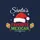 Mexican Heritage Christmas Enthusiasts' Whimsical Santa's Favorite Mexican Text, Red-Green Maracas, Santa Hat, White Snowflakes Sweatshirt - 2