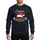 Mexican Heritage Christmas Enthusiasts' Whimsical Santa's Favorite Mexican Text, Red-Green Maracas, Santa Hat, White Snowflakes Sweatshirt - 1