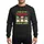 Pug Lovers' Whimsical Cartoon Pugs Festive Christmas Red Green Fawn Holiday Hats & Snowflakes Sweatshirt - 1
