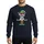 Hockey Dads & Fans' Bright Green Red Christmas Elf 'Hockey Dad ELF' Text with Puck Hat & Crossed Sticks Sweatshirt - 1