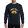 Women's Festive Golden Bells & Holly Christmas Design with White Jingle Bells Text Sweatshirt - 1