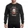 Christmas Enthusiasts' Whimsical Cartoon Santa Panda Red Green White Snowflake Ugly Sweater Panel Sweatshirt - 1