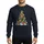 Trombone Players' Golden Brass Trombone Christmas Tree Holly Berries Snowflakes Gift Boxes Magenta Flat Graphic Sweatshirt - 1