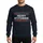 Crafters' Chunky White 'MERRY STITCHMAS' Cross-Stitch Text, Golden Red Snowflake Green Tree Heart Star Borders Sweatshirt - 1