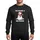 Humor Lovers' Whimsical Melting Snowman Red White Black Orange 'I'M HAVING A MELTDOWN' Graphic Sweatshirt - 1