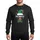 Christmas Family & Friends 'The Gran Elf' Whimsical Green Hat Red White Candy Cane Striped Socks Golden Bells Starburst Sweatshirt - 1