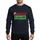 Vietnamese Heritage Enthusiasts' Festive Red Green Distressed Typographic 'Santa's Favorite Vietnamese' Graphic Sweatshirt - 1