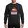 Holiday Shoppers' Distressed Red Santa Hat, Script 'Christmas,' Bold Off-White 'Shopping Squad' & Snowflake Graphic Sweatshirt - 1