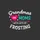 Grandmas' Sweet White Script Teal Typography with Hot Pink Hearts & Floral Dot Accents Sweatshirt - 2
