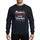Music Teachers' Festive White Red Script Holly Berry Christmas Lights Snowflakes Starburst Art Sweatshirt - 1