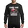 Boys' Distressed Red Monster Truck Crushing Candy Canes Santa Hat Festive Holiday Graphic Sweatshirt - 1