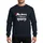 Expectant Mothers' Festive White Red Gold Typographic No More Silent NIGHTS Santa Hat Musical Notes Holly Design Sweatshirt - 1
