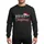 Women's Whimsical Black White Buffalo Plaid 'MERRY' Santa Hat & Red Script 'CHRISTMAS' Holly Design Sweatshirt - 1