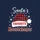 Housekeepers' Festive Santa's Favorite White Script Red Black Buffalo Plaid Hat Snowflake Design Sweatshirt - 2