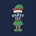 Family & Friends' Whimsical Elf Hat Skirt Red White Striped Legs Gold Accents Christmas Party Design Sweatshirt - 2