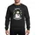 Holiday Celebrators Joyful Illustrative Plump White Snowman Red Green Scarf Orange Carrot Nose Happy Holidays Lettering Sweatshirt - 1