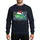 Fishing Enthusiasts' Vibrant Green Mahi-Mahi Santa Hat Christmas Lights Ugly Sweater Pattern Sweatshirt - 1