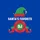 Christmas Enthusiasts' Whimsical Elf Hat Boots Red Green DJ Vinyl Record Graphic Sweatshirt - 2