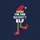 Festive Fans Playful Naughty Elf Deep Pink Hat Lime Green Stripes Red Legs Gold Buckle Design Sweatshirt - 2