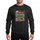 40th Birthday Celebrant Vintage Red Green Gold Christmas Script Text Jingle Bells Snowflakes Sweatshirt - 1