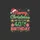40th Birthday Celebrant Vintage Red Green Gold Christmas Script Text Jingle Bells Snowflakes Sweatshirt - 2