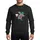 Dog Groomers' Whimsical Christmas Elf Hat Dog Face & Striped Elf Leg Graphic, Red Green White Yellow Sweatshirt - 1