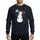 Youth & Adult Soccer Fans' Playful Winter Snowman Goalie Red Santa Hat Soccer Ball Cartoon Sweatshirt - 1